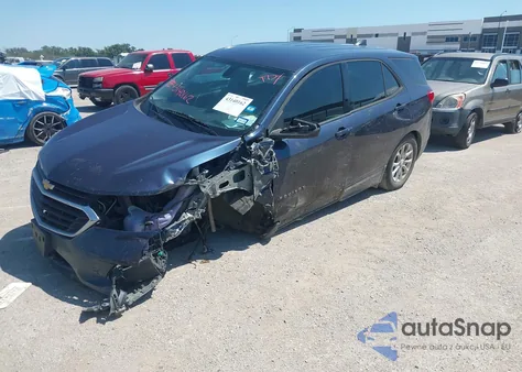 2018 Chevrolet Equinox Ls из США, поврежденный, VIN 3GNAXHEV9JS526678